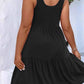 Plus Size Tiered Scoop Neck Tank Dress