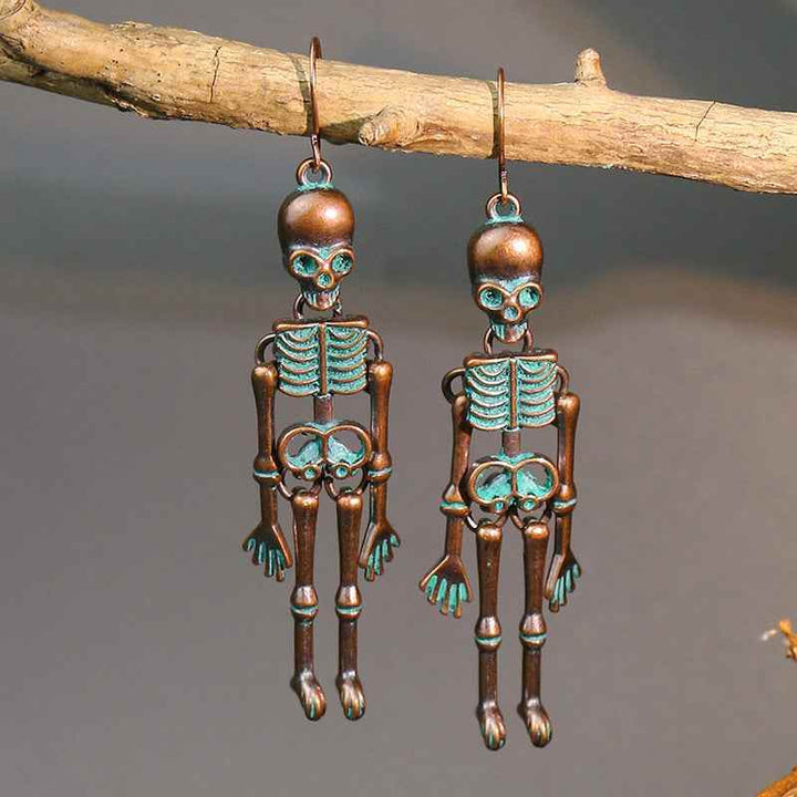 Skeleton Alloy Earrings - GiFTiFY