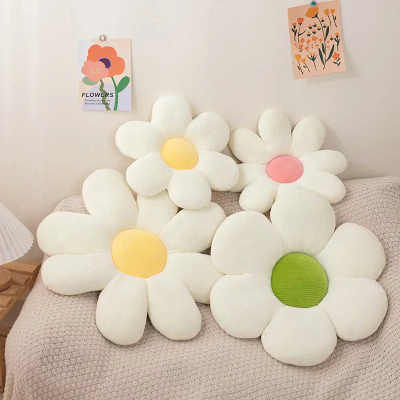 Sioloc Flower Pillow 19.6inch Flower Shaped Throw Pillow Cushion Flower Floor Pillow,Seating Cushion,Cute Room Decor &