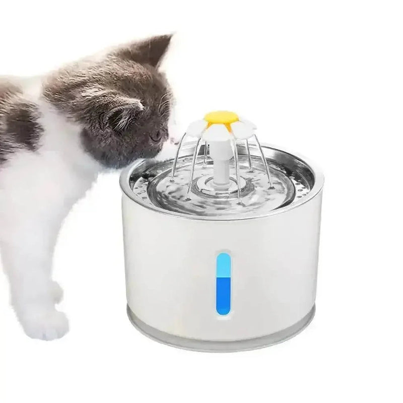 Daisy Nozzle Pet Cat Water Fountain Stainless Steel Pet Water Fountain by DSERS
