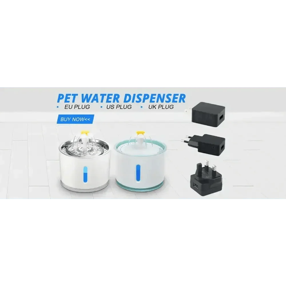 Daisy Nozzle Pet Cat Water Fountain Stainless Steel Pet Water Fountain by DSERS