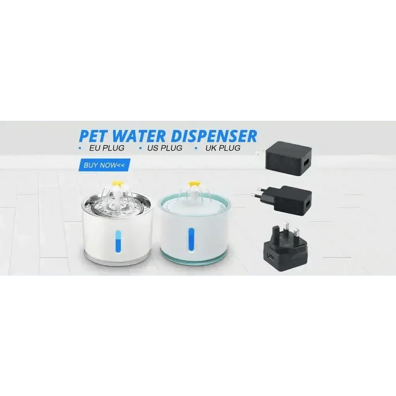 Daisy Nozzle Pet Cat Water Fountain Stainless Steel Pet Water Fountain by DSERS