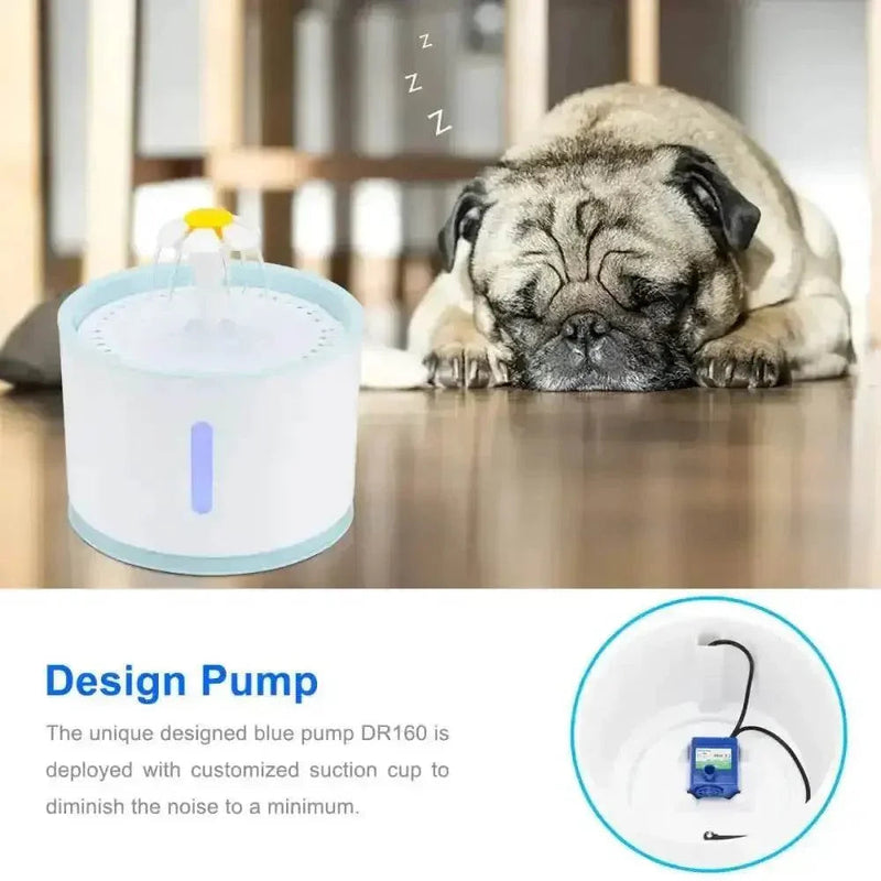 Daisy Nozzle Pet Cat Water Fountain Stainless Steel Pet Water Fountain by DSERS