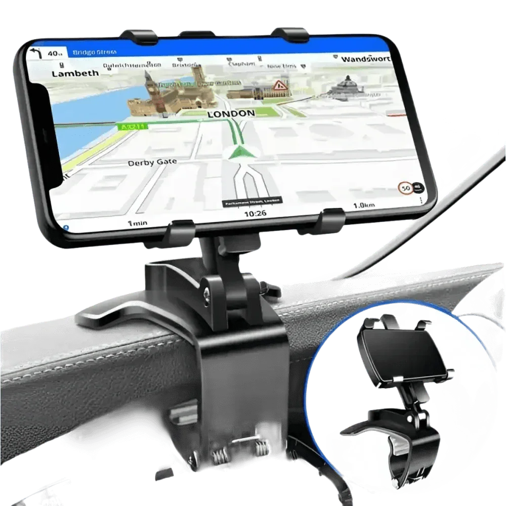 Dashboard Car Phone Holder Adjustable Clamp - GiFTiFY