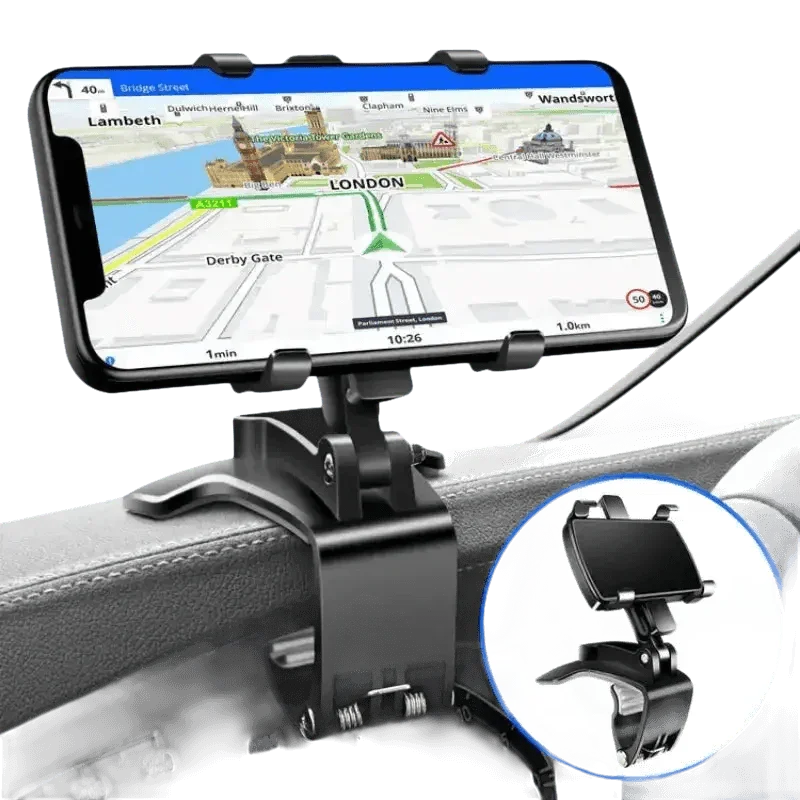 Dashboard Car Phone Holder Adjustable Clamp - GiFTiFY