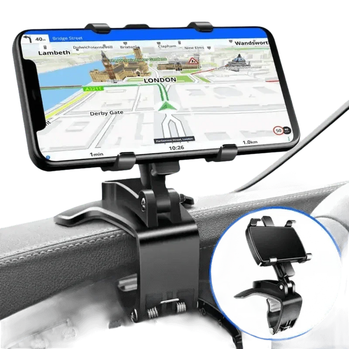 Dashboard Car Phone Holder Adjustable Clamp - GiFTiFY