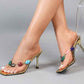 Sandals Women's Bohemian Colored Rhinestone