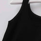 Plus Size Ribbed Knit Scoop Neck Tank Top - GiFTiFY