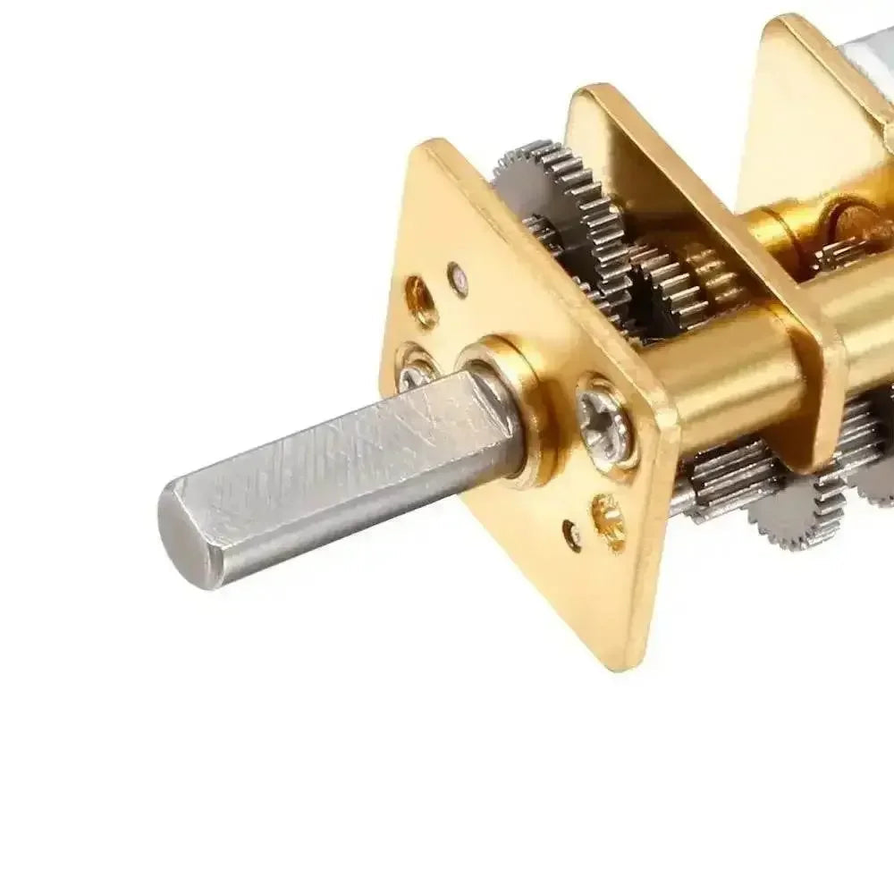 DC 3V/6V/12V N20 Mini Micro Metal Gear N20 Mini Motor with Gearwheel DC Motors 15/30/50/60/100/200/300/500/1000RPM - GiFTiFY