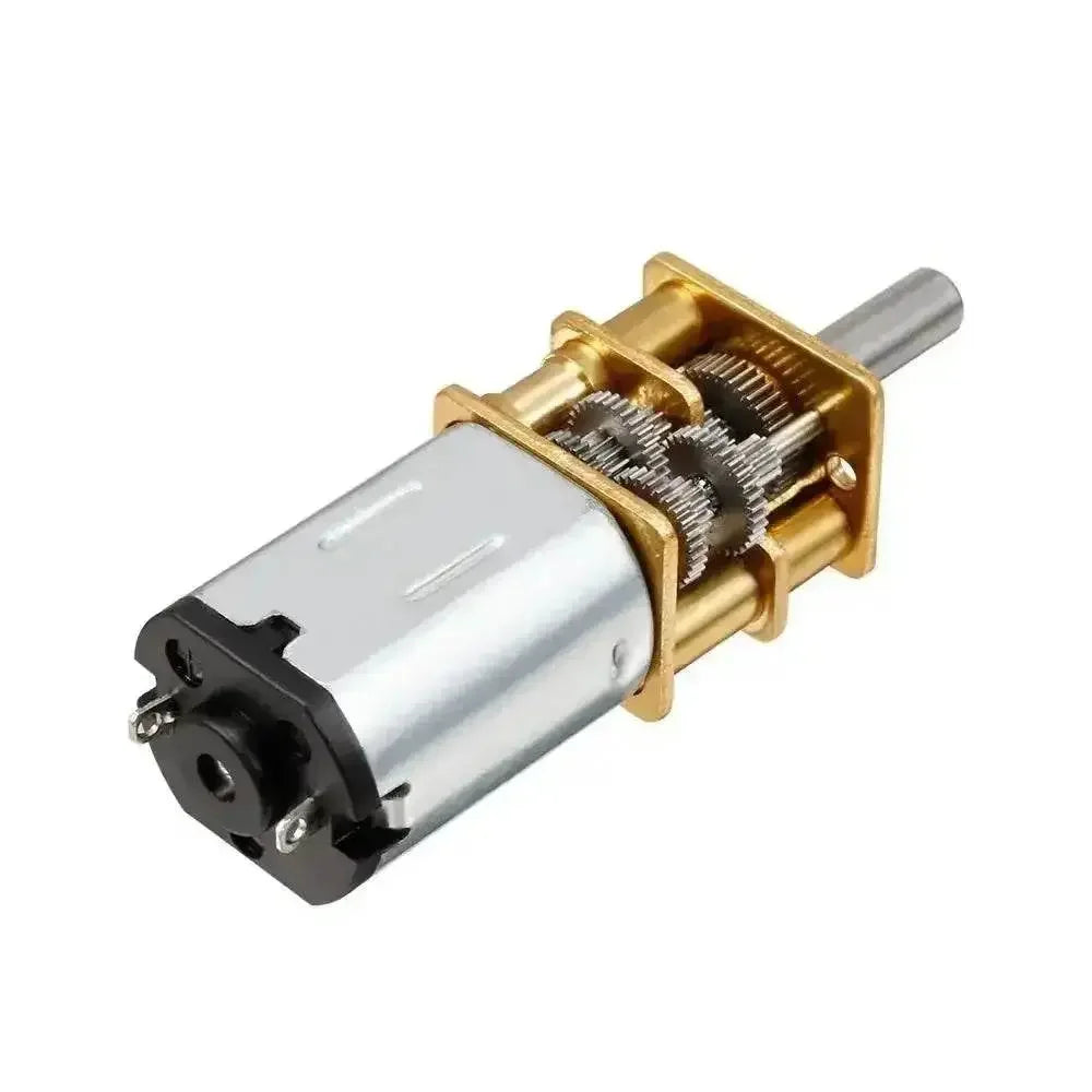 DC 3V/6V/12V N20 Mini Micro Metal Gear N20 Mini Motor with Gearwheel DC Motors 15/30/50/60/100/200/300/500/1000RPM - GiFTiFY