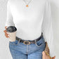 Plus Size Long Sleeve Fitted Turtleneck T-Shirt - GiFTiFY