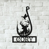 Deer Personalized Gifts - Custom Metal Sign - GiFTiFY