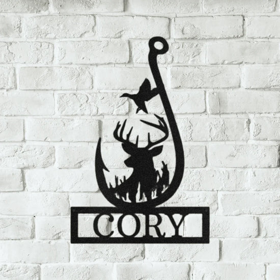 Deer Personalized Gifts - Custom Metal Sign - GiFTiFY