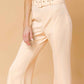 COUNTDOWN THE HOURS WOVEN FLARED PANTS