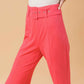 COUNTDOWN THE HOURS WOVEN FLARED PANTS