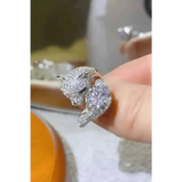 Diamond Gemstone Panther Adjustable Animal Ring - GiFTiFY