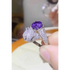 Diamond Panther Purple Gemstone Animal Bypass Ring - GiFTiFY