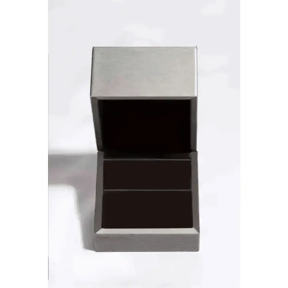 Diamond Silver Wide Band Ring - GiFTiFY