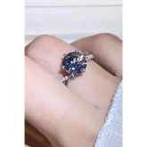 Diamond Twisted Band Ring Turn Heads 2 Carat Moissanite Ring - GiFTiFY