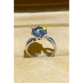 Diamond Twisted Band Ring Turn Heads 2 Carat Moissanite Ring - GiFTiFY