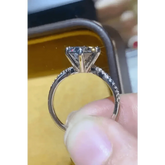 Diamond Twisted Band Ring Turn Heads 2 Carat Moissanite Ring - GiFTiFY