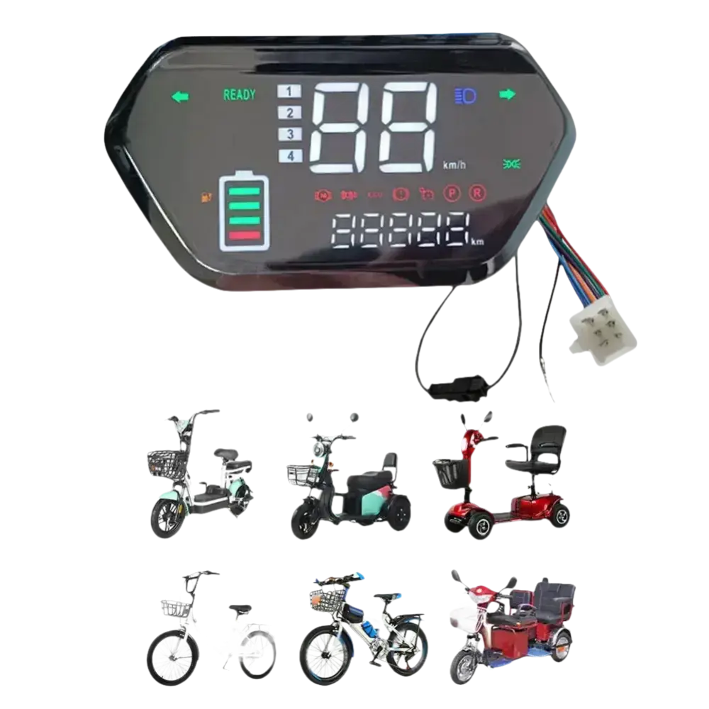 Digital display for electric vehicles.