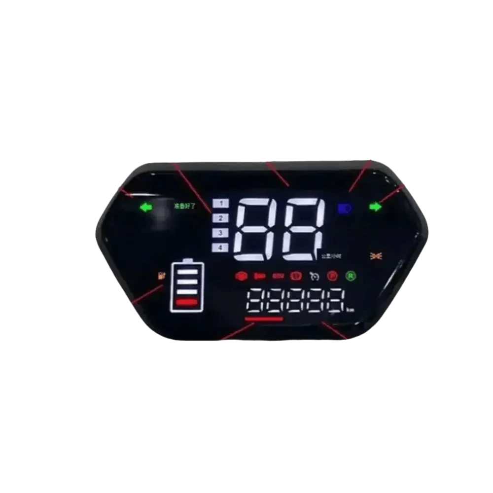 Motorcycle Speedometer LCD Display Speed Control Panel Ebike LCD Display by Little Bird Sport Store