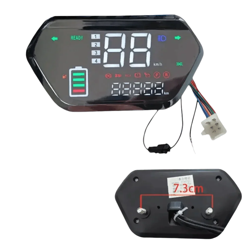 Motorcycle Speedometer LCD Display Speed Control Panel Ebike LCD Display by Little Bird Sport Store