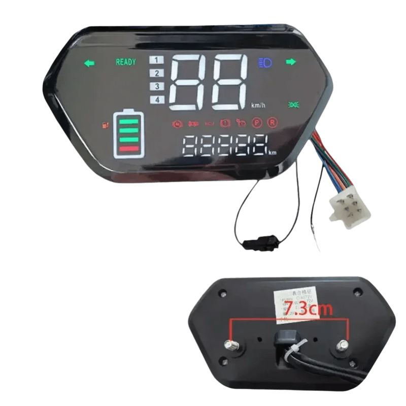 Motorcycle Speedometer LCD Display Speed Control Panel Ebike LCD Display by Little Bird Sport Store