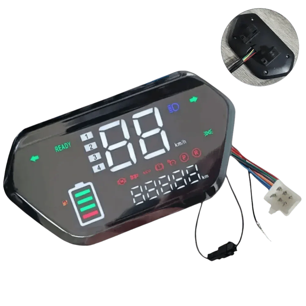 Motorcycle Speedometer LCD Display Speed Control Panel Ebike LCD Display by Little Bird Sport Store