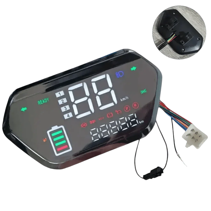 Motorcycle Speedometer LCD Display Speed Control Panel Ebike LCD Display by Little Bird Sport Store
