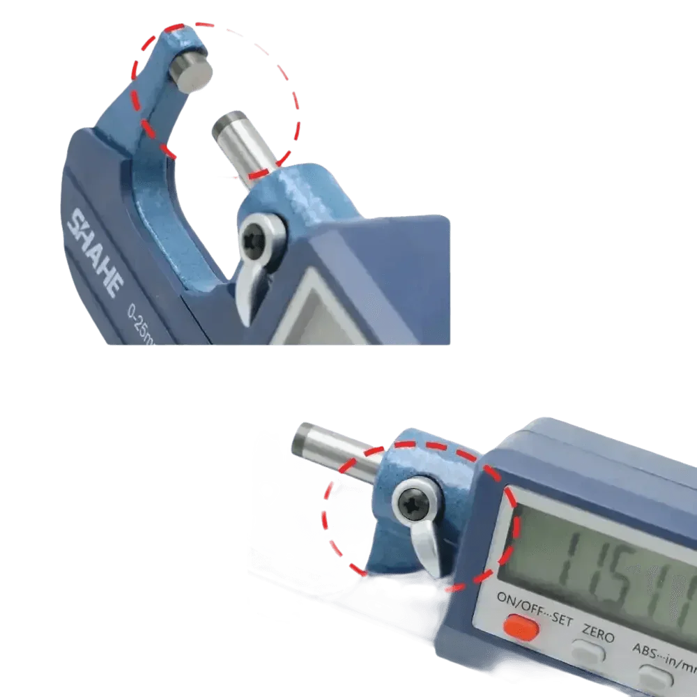 Digital Micrometer Extra Large LCD Screen - GiFTiFY
