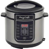 Digital Pressure Cooker, Silver, 6 quart, Multifunctional cookware, Preset Timer, Stainless Steel - GiFTiFY