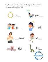 Consonant Digraphs - Printable Worksheets Plus Video - GiFTiFY