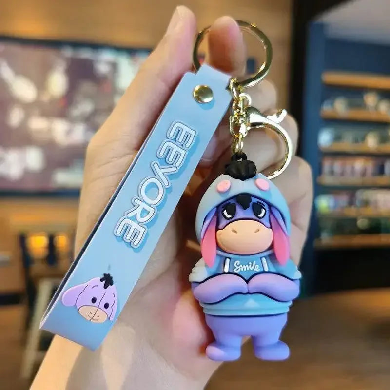 Disney Cartoon Anime Lilo and Stitch Pendant Keychains Holder Car Key Chain Key Ring Mobile Phone Bag Hanging Jewelry Gifts Toys & Games by Dropshee