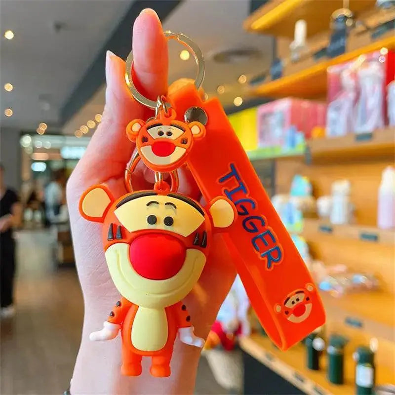 Disney Cartoon Anime Lilo and Stitch Pendant Keychains Holder Car Key Chain Key Ring Mobile Phone Bag Hanging Jewelry Gifts - GiFTiFY