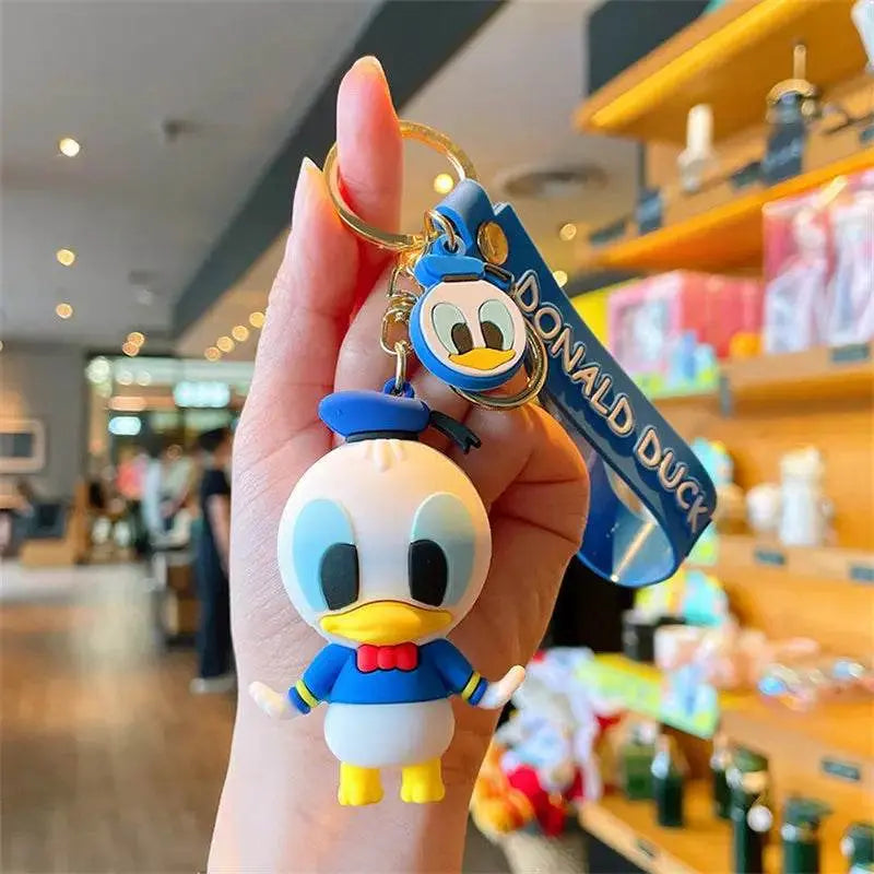 Disney Cartoon Anime Lilo and Stitch Pendant Keychains Holder Car Key Chain Key Ring Mobile Phone Bag Hanging Jewelry Gifts - GiFTiFY