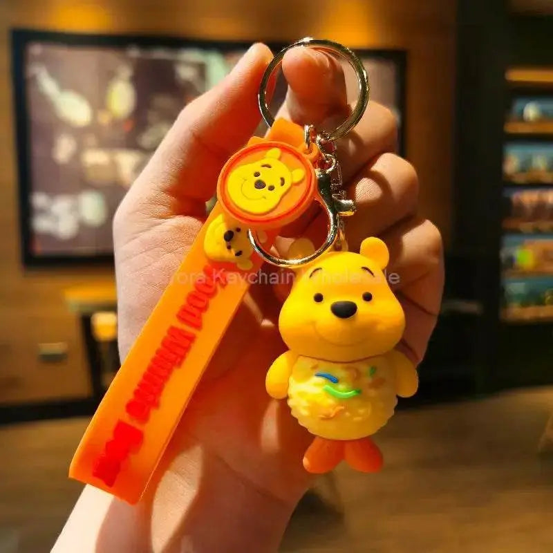 Disney Cartoon Anime Lilo and Stitch Pendant Keychains Holder Car Key Chain Key Ring Mobile Phone Bag Hanging Jewelry Gifts - GiFTiFY