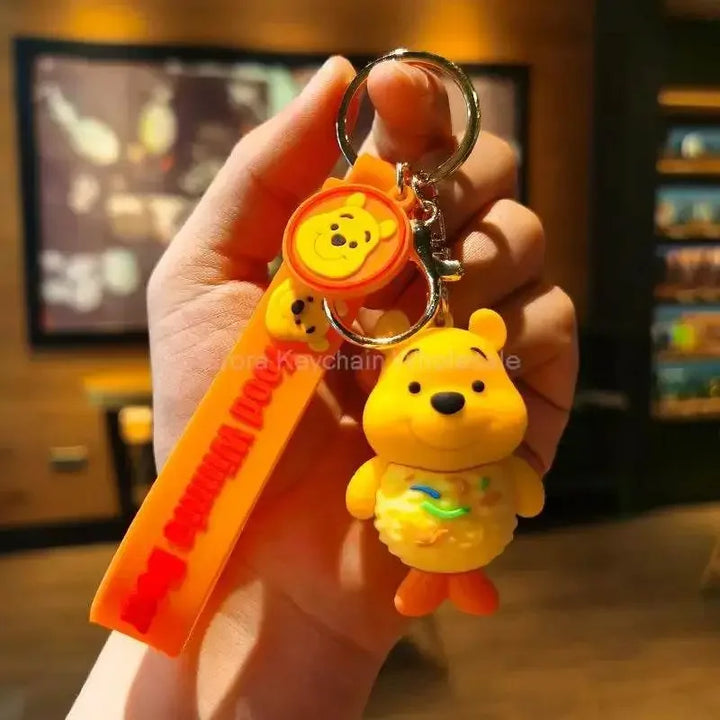Disney Cartoon Anime Lilo and Stitch Pendant Keychains Holder Car Key Chain Key Ring Mobile Phone Bag Hanging Jewelry Gifts - GiFTiFY