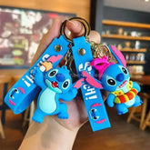 Disney Cartoon Anime Lilo and Stitch Pendant Keychains Holder Car Key Chain Key Ring Mobile Phone Bag Hanging Jewelry Gifts - GiFTiFY