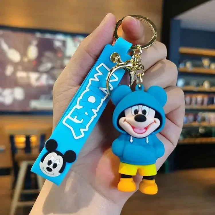 Disney Cartoon Anime Lilo and Stitch Pendant Keychains Holder Car Key Chain Key Ring Mobile Phone Bag Hanging Jewelry Gifts - GiFTiFY