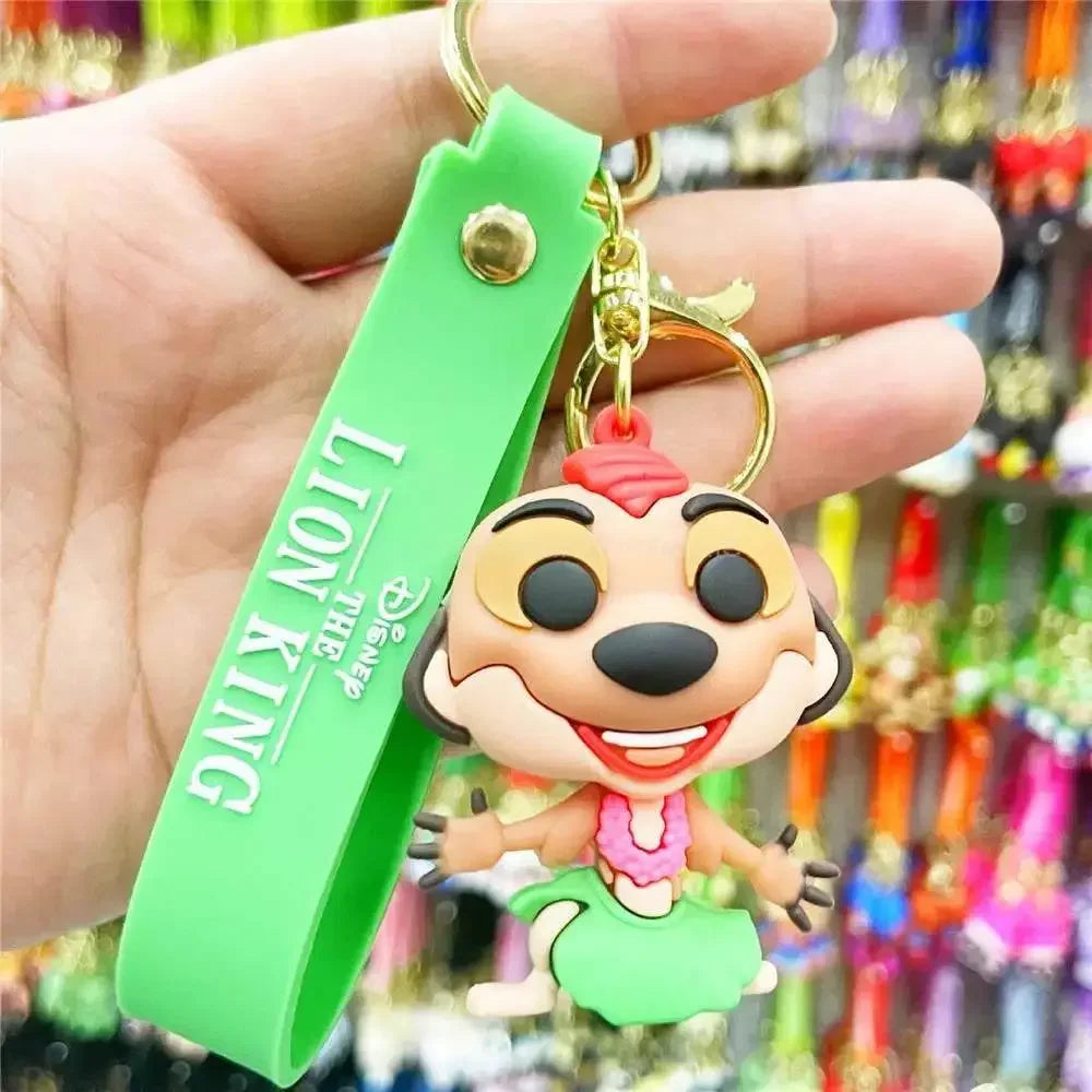 Disney Cartoon Anime Lilo and Stitch Pendant Keychains Holder Car Key Chain Key Ring Mobile Phone Bag Hanging Jewelry Gifts - GiFTiFY