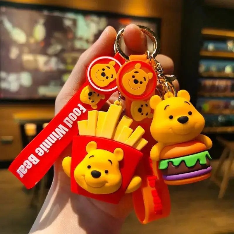 Disney Cartoon Anime Lilo and Stitch Pendant Keychains Holder Car Key Chain Key Ring Mobile Phone Bag Hanging Jewelry Gifts - GiFTiFY