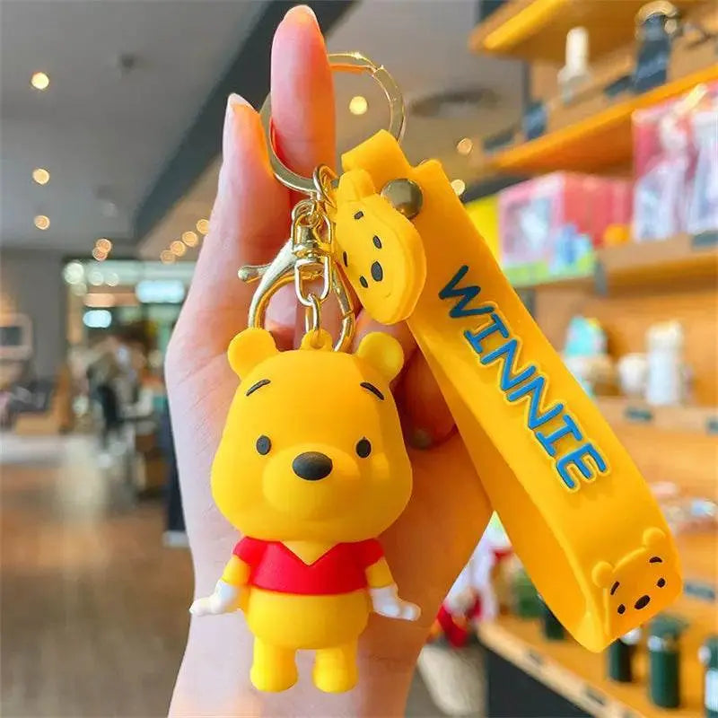 Disney Cartoon Anime Lilo and Stitch Pendant Keychains Holder Car Key Chain Key Ring Mobile Phone Bag Hanging Jewelry Gifts - GiFTiFY