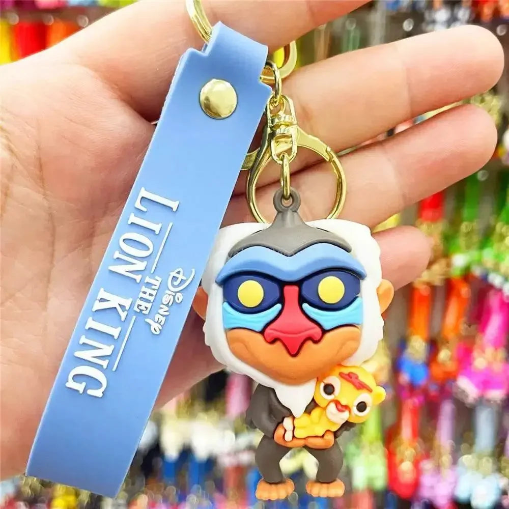 Disney Cartoon Anime Lilo and Stitch Pendant Keychains Holder Car Key Chain Key Ring Mobile Phone Bag Hanging Jewelry Gifts - GiFTiFY