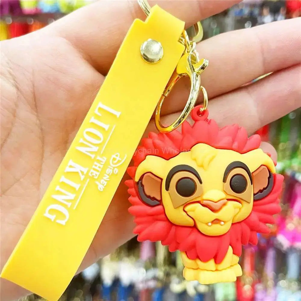 Disney Cartoon Anime Lilo and Stitch Pendant Keychains Holder Car Key Chain Key Ring Mobile Phone Bag Hanging Jewelry Gifts - GiFTiFY