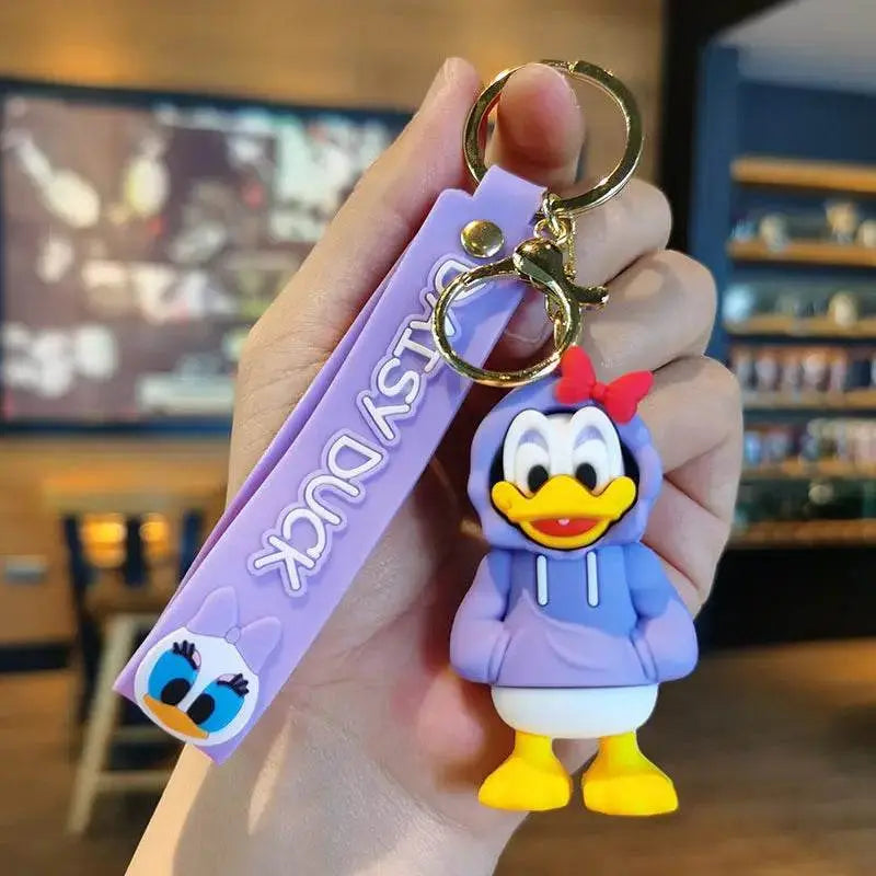 Disney Cartoon Anime Lilo and Stitch Pendant Keychains Holder Car Key Chain Key Ring Mobile Phone Bag Hanging Jewelry Gifts - GiFTiFY