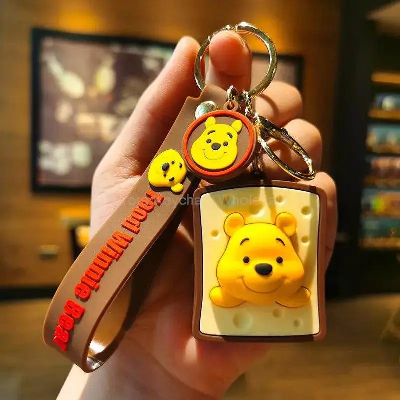 Disney Cartoon Anime Lilo and Stitch Pendant Keychains Holder Car Key Chain Key Ring Mobile Phone Bag Hanging Jewelry Gifts - GiFTiFY
