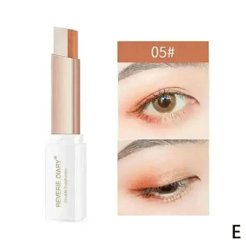 Double Color Glitter Eyeshadow Sticks Eye Shadow by Crataegus Makeup Store