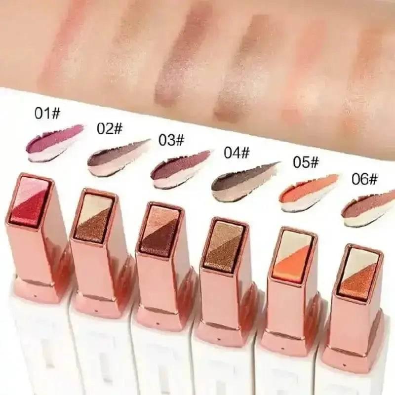 Double Color Glitter Eyeshadow Sticks Eye Shadow by Crataegus Makeup Store